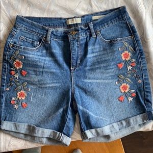 Floral Designed Shorts